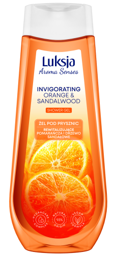 Żel pod prysznic Luksja Aroma Senses Pomarańcza i Drzewo sandałowe 500ml