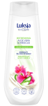 Kremowy żel pod prysznic Luksja Silk Care aloes i hibiskus 500 ml