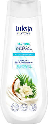 Kremowy żel pod prysznic Luksja Silk Care kokos i gardenia 500ml