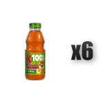 Kubuś Sok Dla Dzieci 100% Owocowo Warzywny Marchew Jabłko Brzoskwinia 300ml 6 szt.