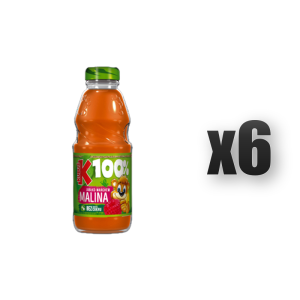 Kubuś 100% jabłko marchew malina 300 ml 6 szt.