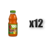 Kubuś Sok Dla Dzieci 100% Owocowo Warzywny Marchew Jabłko Brzoskwinia 300ml 12 szt.