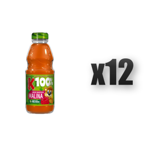 Kubuś 100% jabłko marchew malina 300 ml 12 szt.