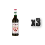 Monin Raspberry Tea - koncentrat herbata malinowa 0,7l 3 szt.