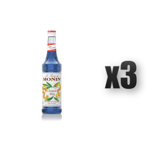 Monin Blue Curacao - syrop curacao blue 0,7l 3 szt.