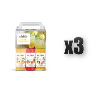 Monin Lemonade Maxi Set - zestaw lemoniadowy 3x250ml 3 szt.