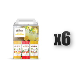 Monin Lemonade Maxi Set - zestaw lemoniadowy 3x250ml 6 szt.