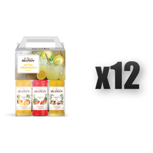 Monin Lemonade Maxi Set - zestaw lemoniadowy 3x250ml 12 szt.