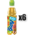 Kubuś Play! Napój owocowy woda i owoce jabłko brzoskwinia 400 ml 6 szt.