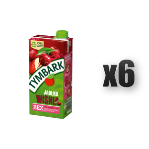 Tymbark Napój jabłko wiśnia 1 l 6 szt.