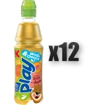 Kubuś Play! Napój owocowy woda i owoce jabłko brzoskwinia 400 ml 12 szt.