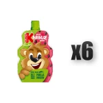 Kubuś Mus 100% jabłko arbuz aronia 100 g 6 szt.