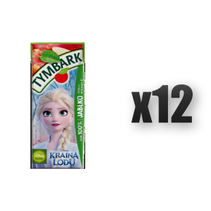 Tymbark Sok 100% jabłko 200 ml 12 szt.