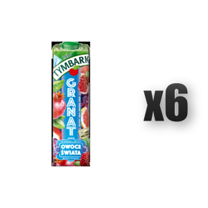 Tymbark Owoce Świata Napój wieloowocowy granat 1 l 6 szt.