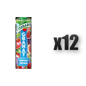 Tymbark Owoce Świata Napój wieloowocowy granat 1 l 12 szt.