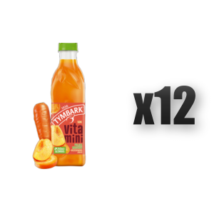 Tymbark Vitamini 100% Sok jabłko marchew brzoskwinia 1 l 12 szt.