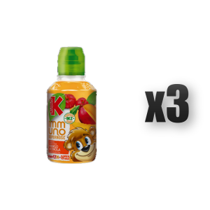 Kubuś Immuno odporność Sok mango pomarańcza acerola 200 ml 3 szt.