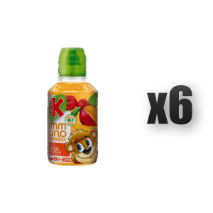 Kubuś Immuno odporność Sok mango pomarańcza acerola 200 ml 6 szt.
