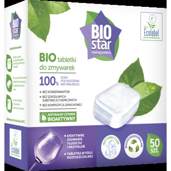 Tabletki do zmywarek BIOstar 50 szt. Tabletki do zmywarek BIOstar 50 szt.