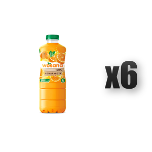 Wosana Sok 100% pomarańcza 1L 6 szt.