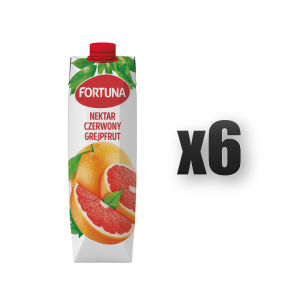 Fortuna Nektar grejpfrut czerwony 1 l 6 szt.