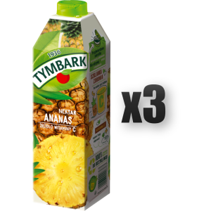 Tymbark Nektar ananas 1 l 3 szt.