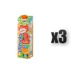 Hortex Vitaminka Jabłko, marchew, truskawka sok karton 1L 3 szt.
