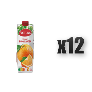 Fortuna Sok 100% pomarańcza 1 l 12 szt.