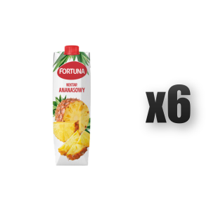Fortuna Nektar ananasowy 1 l 6 szt.