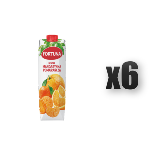Fortuna Nektar mandarynka pomarańcza 1 l 6 szt.