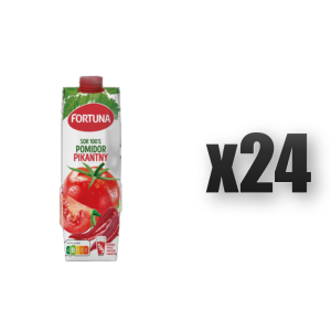 Fortuna Sok 100% pomidor pikantny 1 l 24 szt.