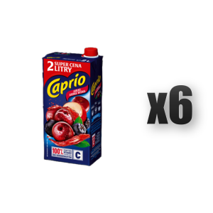 Caprio Napój jabłko aronia wiśnia 2 l 6 szt.