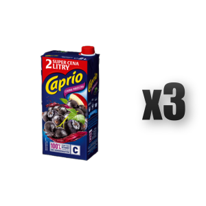 Caprio Napój czarna porzeczka 2 l 3 szt.