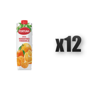 Fortuna Nektar mandarynka pomarańcza 1 l 12 szt.