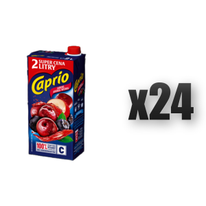 Caprio Napój jabłko aronia wiśnia 2 l 24 szt.