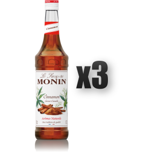 Monin Cinnamon - syrop cynamonowy 0,7l 3 szt.
