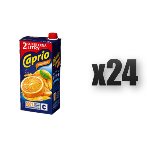 Caprio Napój pomarańcza 2 l 24 szt.