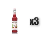 Monin Wild Strawberry - syrop poziomkowy 0,7l 3 szt.
