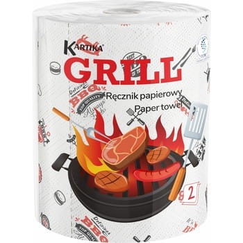Ręcznik papierowy 2-warstwowy Grill 1 rolka Kartika KARTIKA_KARTIKA_SEZON_Recznik_papierowy_300_listkow_2-warstwowy_40333569_0_350_350.jpg