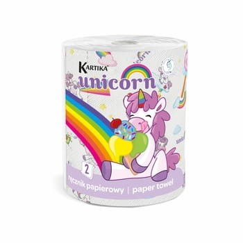 Ręcznik papierowy 2-warstwowy Unicorn 1 rolka Kartika KARTIKA_KARTIKA_KIDS_Recznik_papierowy_dekorowany_300_listkow_2-warstwowy_58613373_0_350_350.jpg