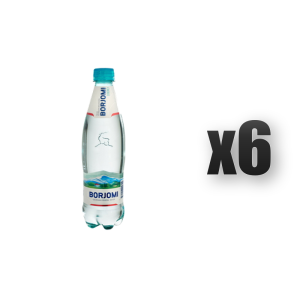 Borjomi woda mineralna gazowana 0,5l 6 szt.