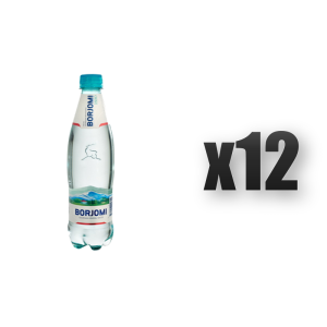 Borjomi woda mineralna gazowana 0,5l 12 szt.