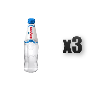 Muszynianka woda mineralna średnionasycona CO2 0,3l 3 szt.
