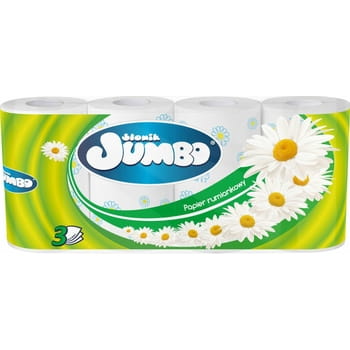 Papier toaletowy 3-warstwowy rumiankowy Jumbo 8 rolek SLONIK_JUMBO_SLONIK_JUMBO_SMART_Papier_toaletowy_rumianek_8_rolek_3-warstwowy_59897918_0_350_350.jpg