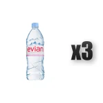 Evian woda niegazowana 1 L 3 szt.