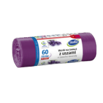 Worki na śmieci 60 l z uszami lawendowe 16 szt. Stella