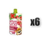Kubuś immuno odporność mus malina dzika róża 100 g 6 szt.
