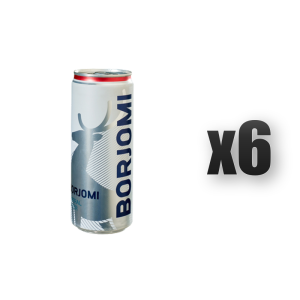 Borjomi woda mineralna gazowana 0,33 l 6 szt.
