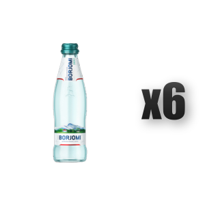 Borjomi woda mineralna 0,33 l 6 szt.