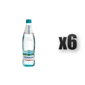 Borjomi woda mineralna gazowana 500 ml 6 szt.